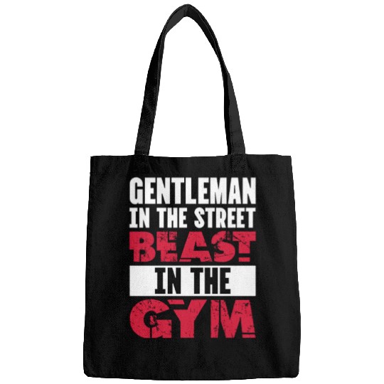 Gentleman In The Street Beast In The Gym Bags