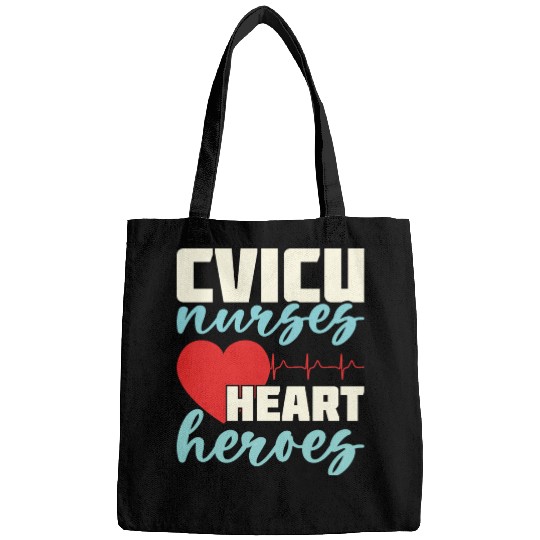 CVICU Nurses Heart Heroes Bags