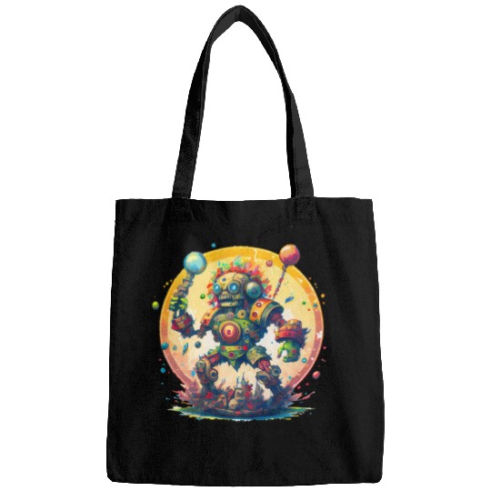 Inca,Maya robot warrior Bags