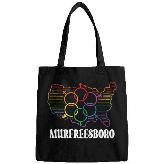 Murfreesboro Pride Month Pride Flag LGBT Community Bags