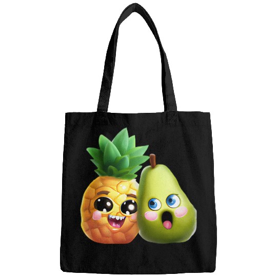 Pineapple pear love - cute fruit design Bags