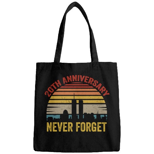 Never Forget 9 11 20th Anniversary Bags