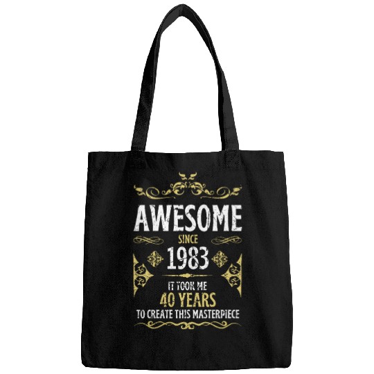40th Birthday Vintage 1983 Bags
