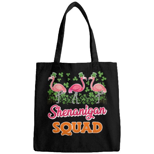Flamingo Shenanigan Squad St. Patrick's Day Bags
