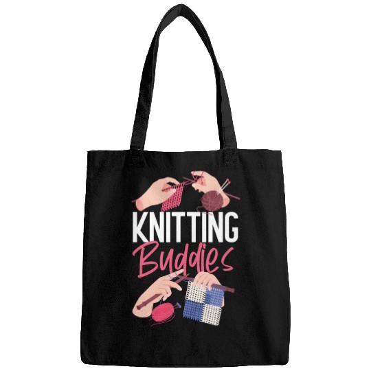 Knitting Knitter Friends Besties Bags