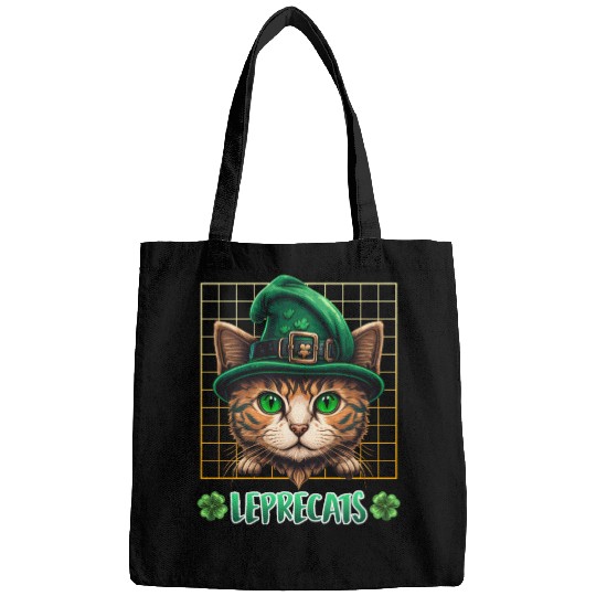 St. Patrick's Day cats leprecats kittens Bags