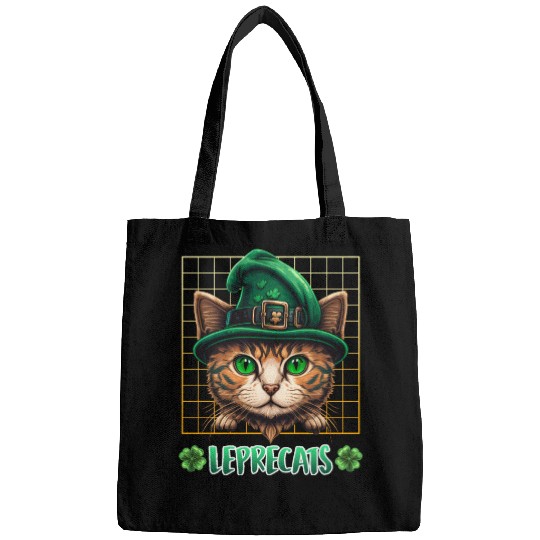 St. Patrick's Day cats leprecats kittens Bags