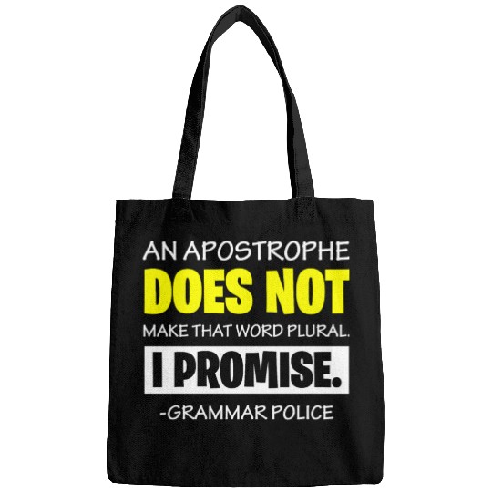 Grammer Police - English Teacher Bags