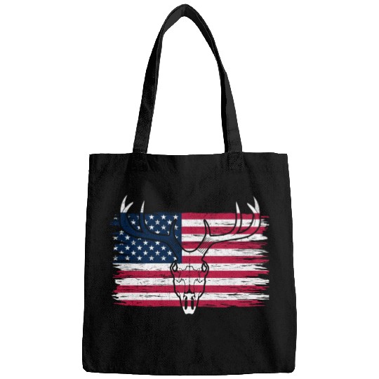 American Flag Deer Patriotic Hunting Bags