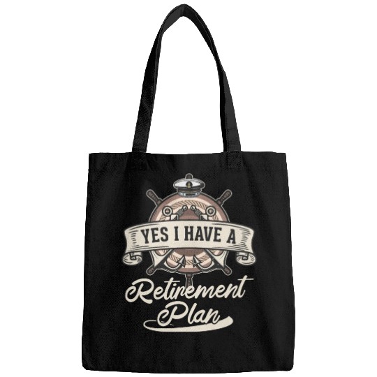 Sailing Retirement Plan Retired Sailor Sailboat Bags