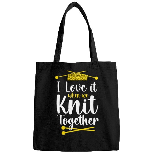 Knitting Knitter Friends Besties Bags