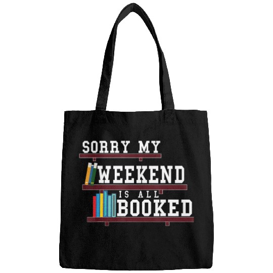 Bookish Reading Teacher Funny bookworm Heart shelf Bags