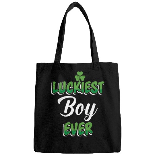 St. Patrick's Day saying Luckiest Boy ever Bags