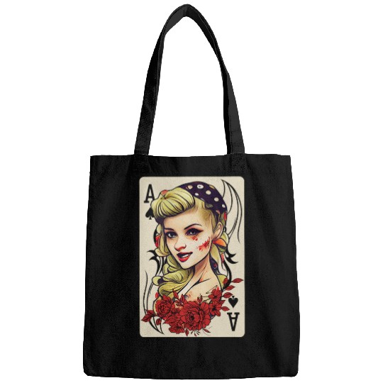 Rockabilly 50s Pin Up Zombie Psychobilly Ace Card Bags
