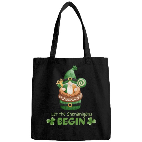 St Patricks Day Let the Shenanigans Begin Gnome Bags