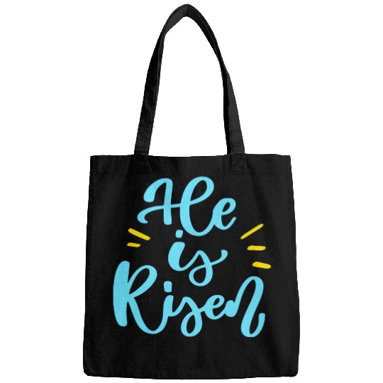 He Is Risen Religious Easter Bags