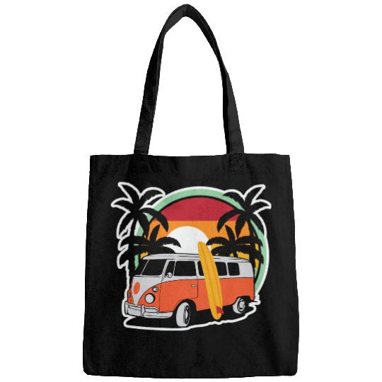 Summer Surfer Beach Hippie Van Surfboard Bags