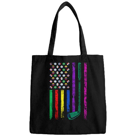 American Sports Flag Hispanic Heritage Month Golf Bags