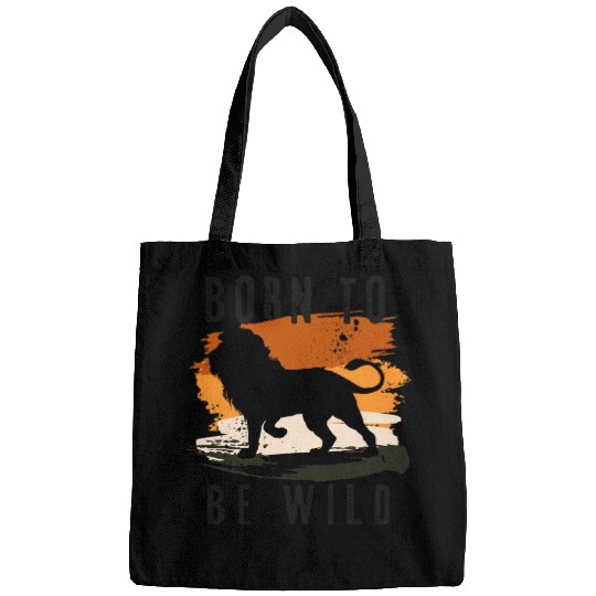 Born to be wild Lion Animal Design Bags