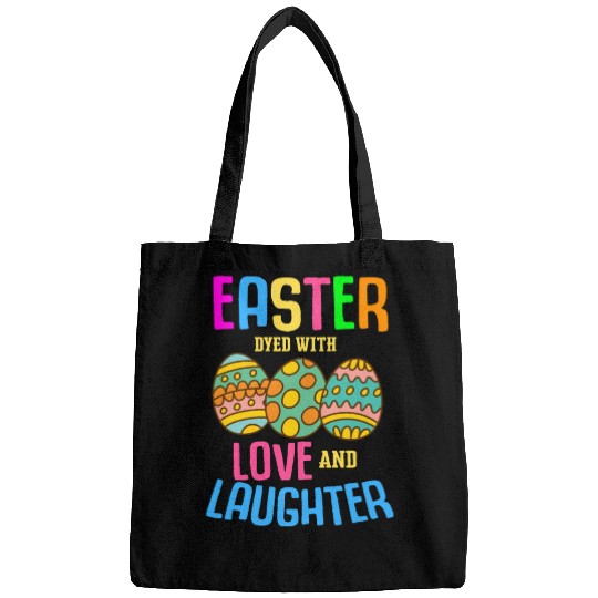 Easter Colorful Egg Dye Rabbit Egg Hunt Bags