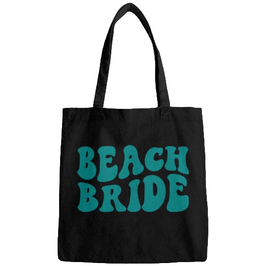 Beach Bride Teal Beach Theme Bachelorette Bags