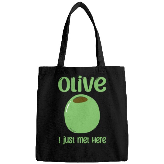 Green Olive Lover Quote Bags