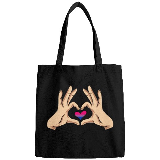Bisexual Heart Bags