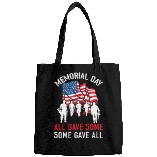 All Gave Some Some Gave All USA Flag Memorial Day Bags