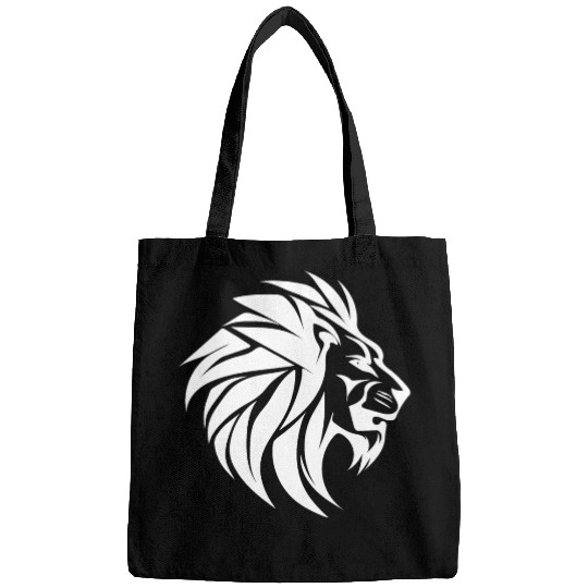 Large Lion Head With Mane Tattoo Style Bags