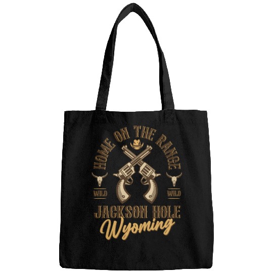 Jackson Hole Wyoming wild west town Bags