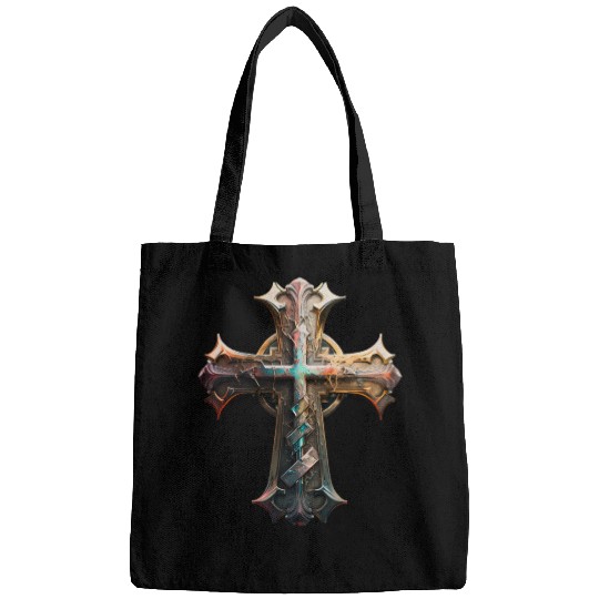 Jesus Cross Painting Bags
