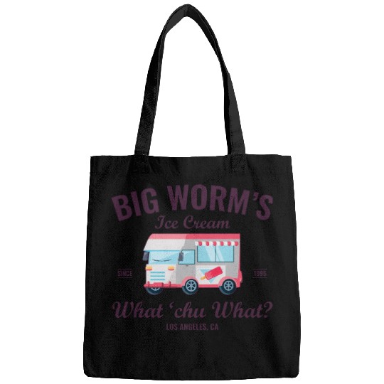 Big Worm s Ice Cream What chu Want Humor Style Bags