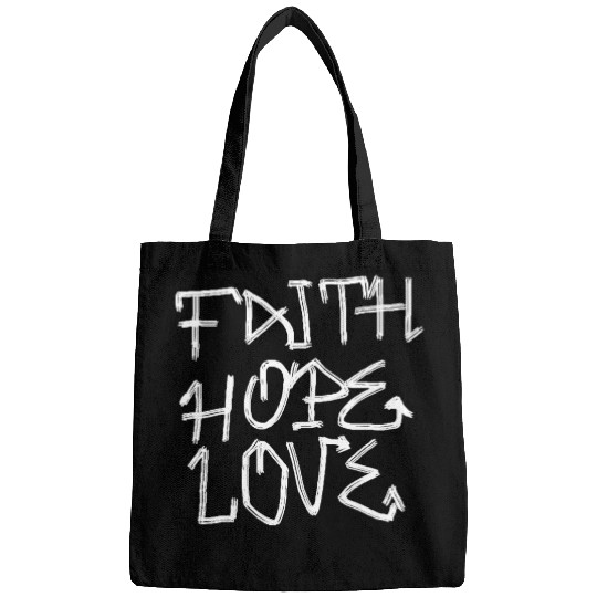 Faith, hope, love Bags