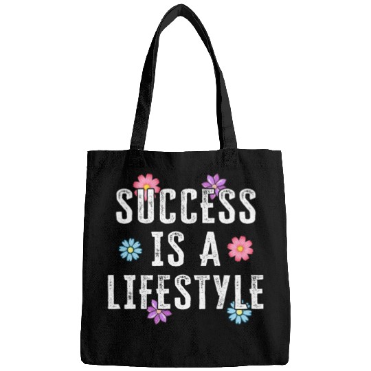 Success Is A Lifestyle Bags