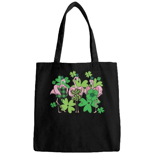 Irish Flamingo Saint Patrick s Day Bags