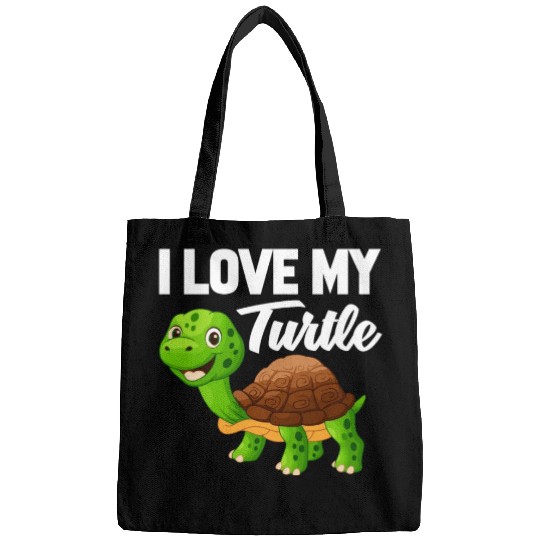 I Love My Turtle Bags