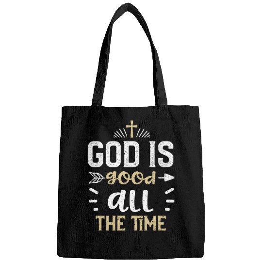 God is good all the time - Jesus Bags