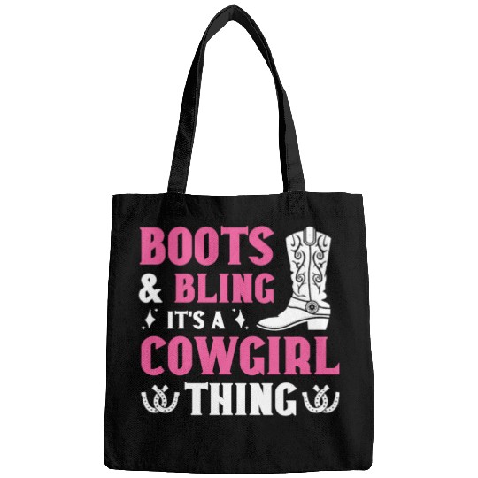 Boots And Bling It's A Cowgirl Thing Bags