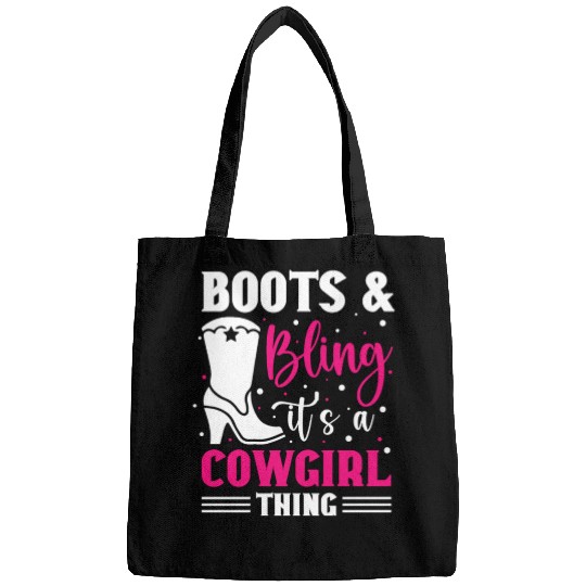 Boots And Bling It's A Cowgirl Thing Bags