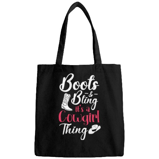 Boots And Bling It's A Cowgirl Thing Bags