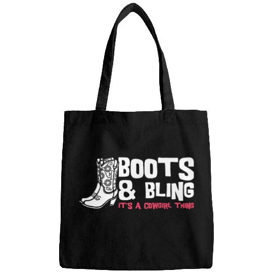 Boots And Bling It's A Cowgirl Thing Bags