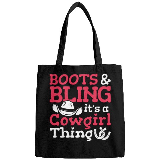 Boots And Bling It's A Cowgirl Thing Bags