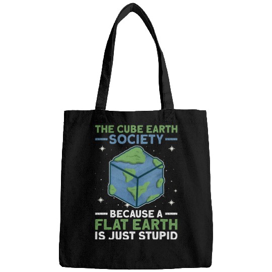 The Cube Earth Society Earth Planet Space Lover Bags