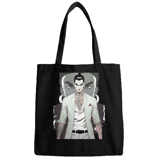 Japan Yakuza Greeny Face Bags