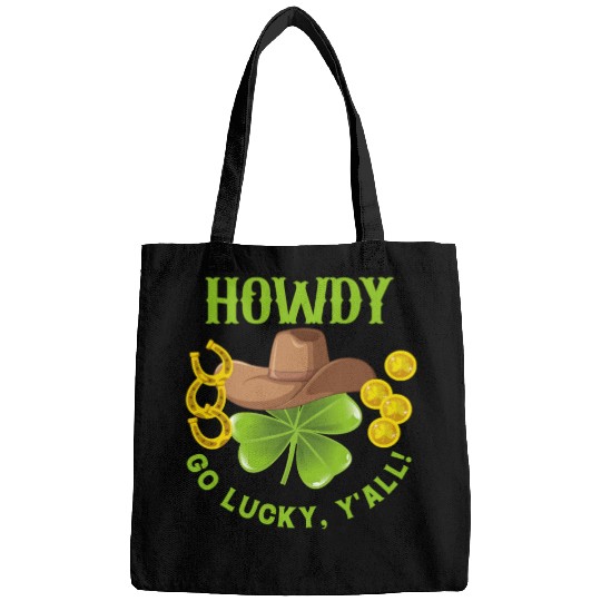 Howdy Go Lucky, Y'all! Saint Patrick's Day Apparel Bags