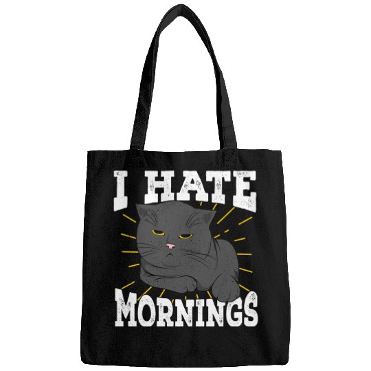 I Hate Mornings Cat Long Sleeper Gift Bags