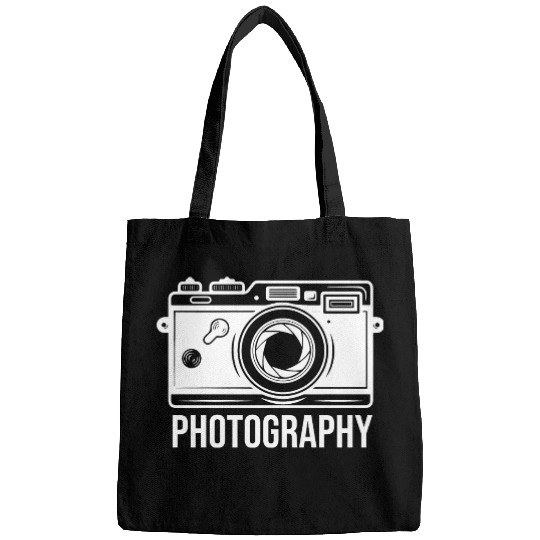 Funny Camera photography quote gift Bags