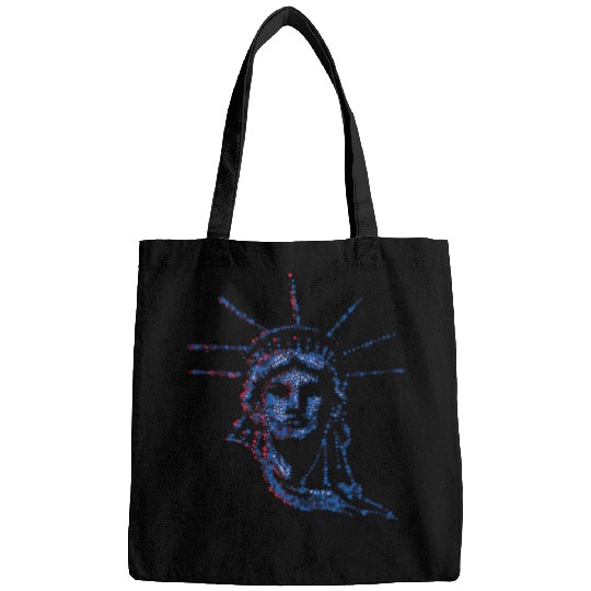 Statue Of Liberty 4th Of July American US Flag Bags