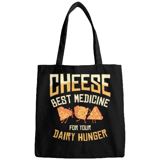 Best Medicine Cheese Foodie Dairy Cheese Lover Bags