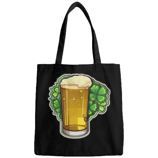 Irish Beer with Shamrock Leaf Bags